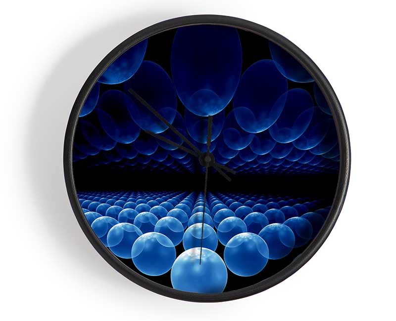 Alien Life Pods Blue Clock - Wallart-Direct UK