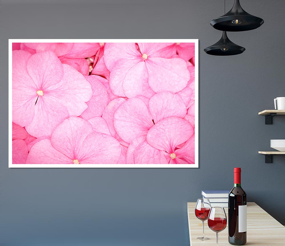 Bed Of Petals Print Poster Wall Art