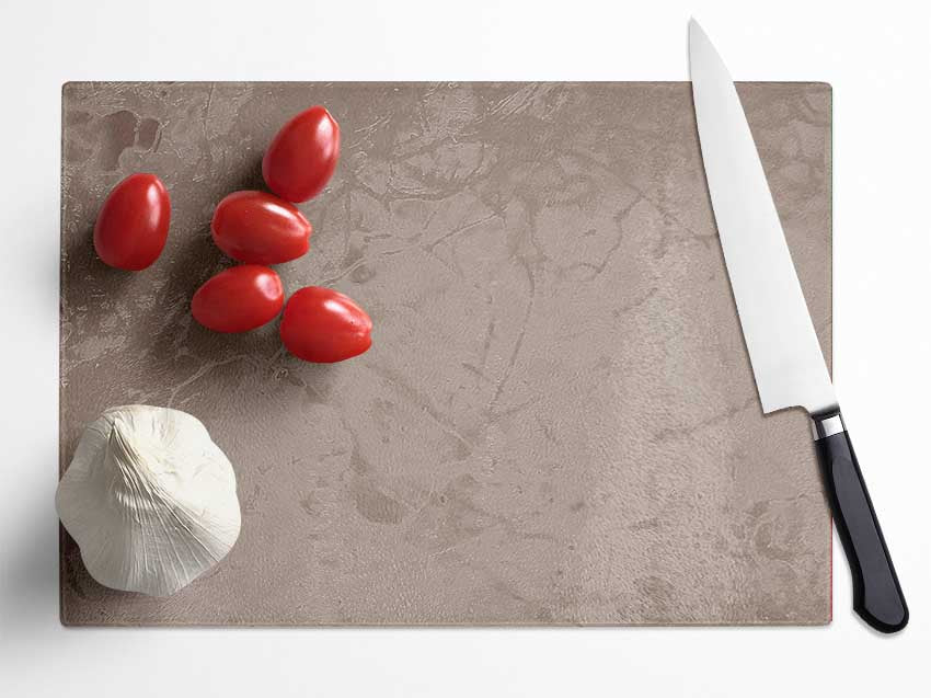 Beige Splash Glass Chopping Board