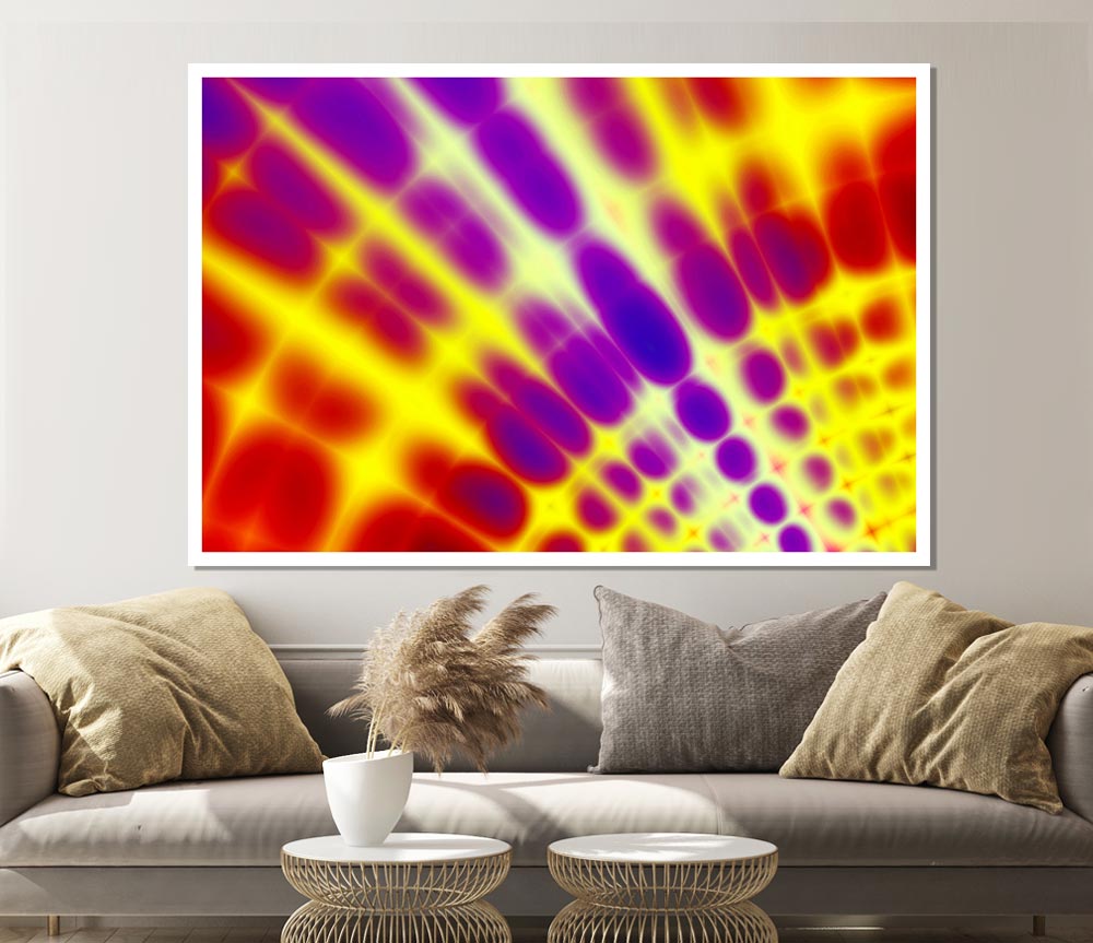 Blazing Aura Print Poster Wall Art