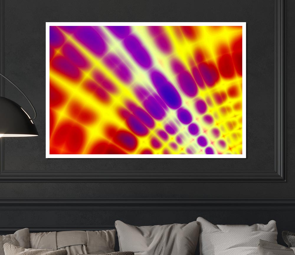 Blazing Aura Print Poster Wall Art