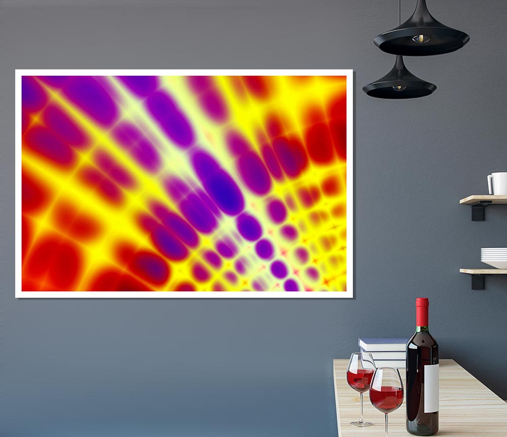 Blazing Aura Print Poster Wall Art