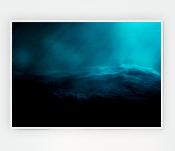 Blue Heaven Print Poster Wall Art