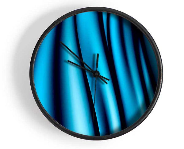 Blue Ice Sculptor Clock - Wallart-Direct UK