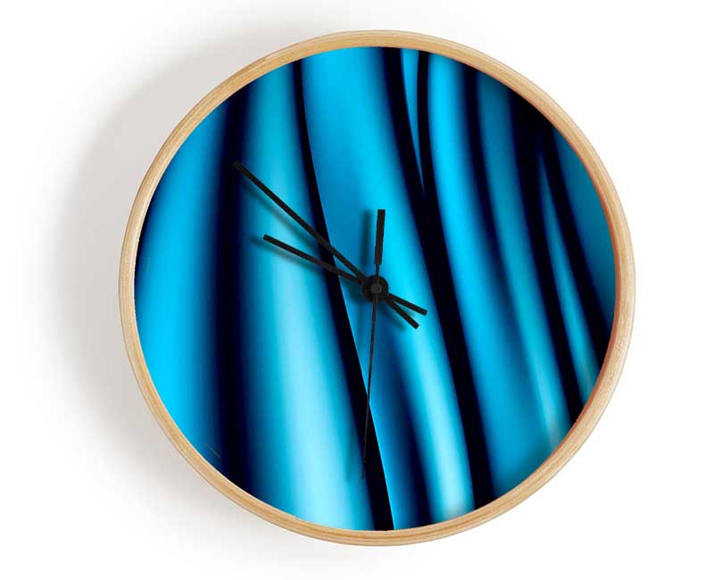 Blue Ice Sculptor Clock - Wallart-Direct UK