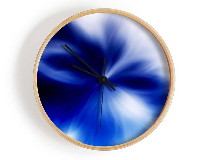 Blue Magical Daisy Centre Clock - Wallart-Direct UK