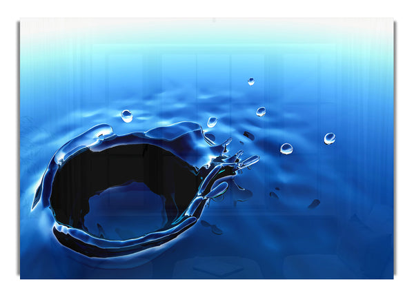 Blue Water Drop 1