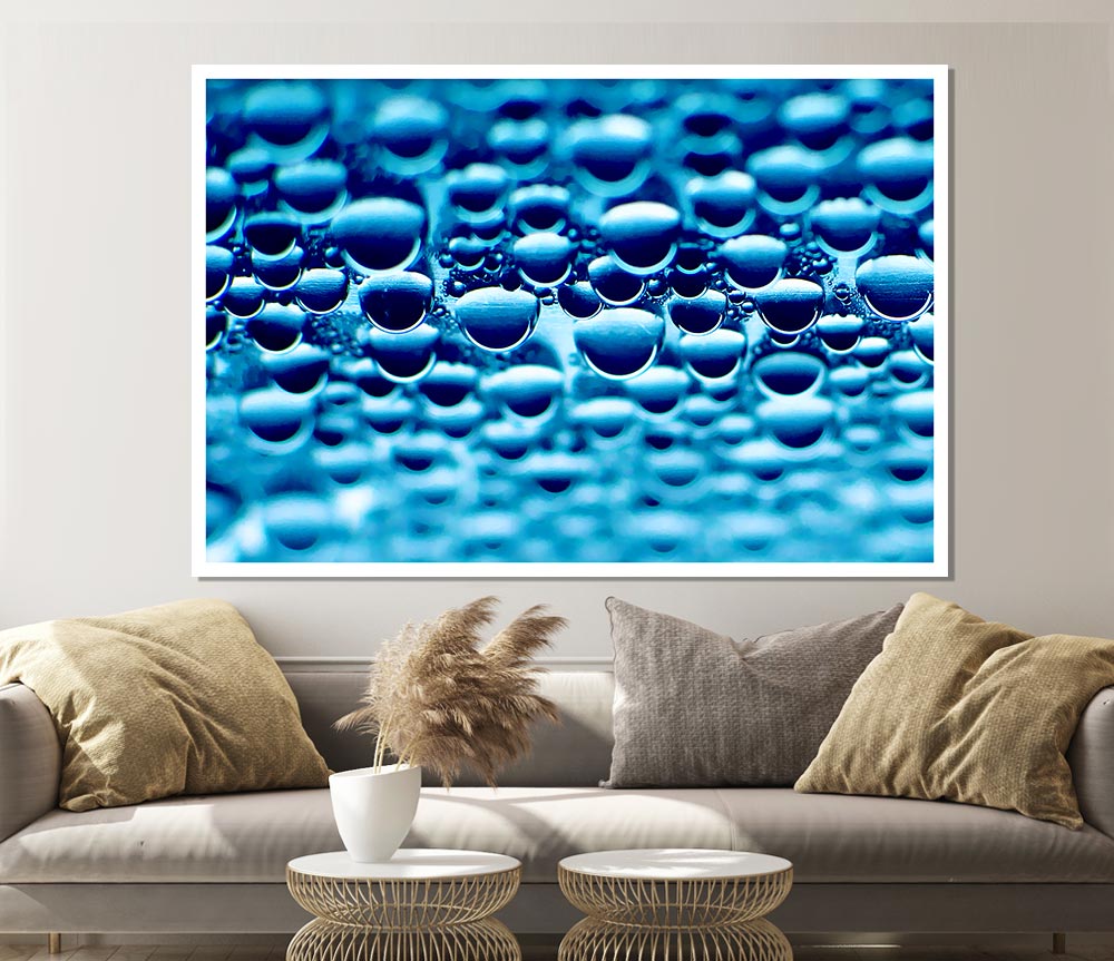 Blue Water Hibernation Print Poster Wall Art