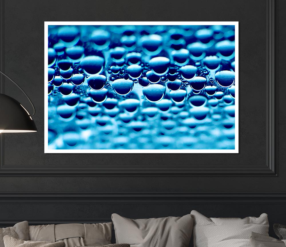 Blue Water Hibernation Print Poster Wall Art