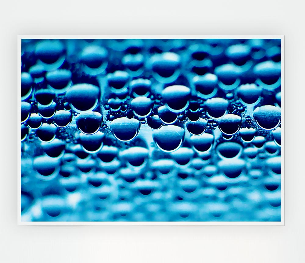 Blue Water Hibernation Print Poster Wall Art