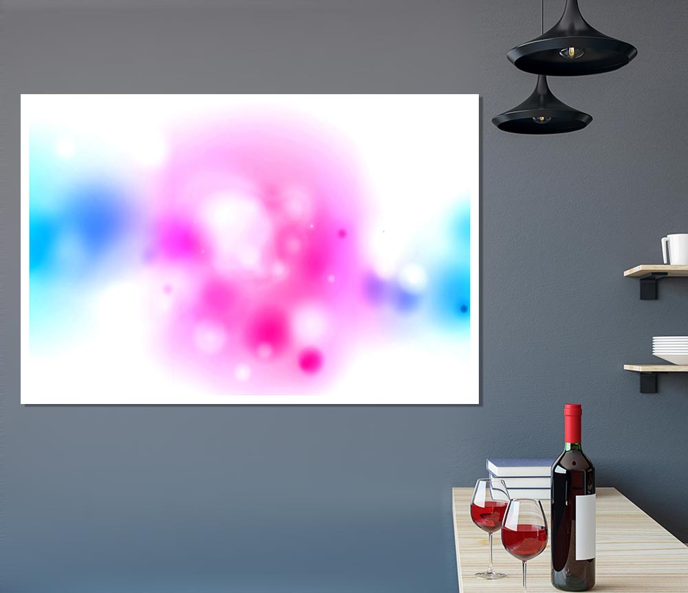 Blurred Colours Print Poster Wall Art