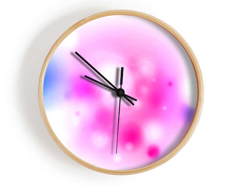 Blurred Colours Clock - Wallart-Direct UK