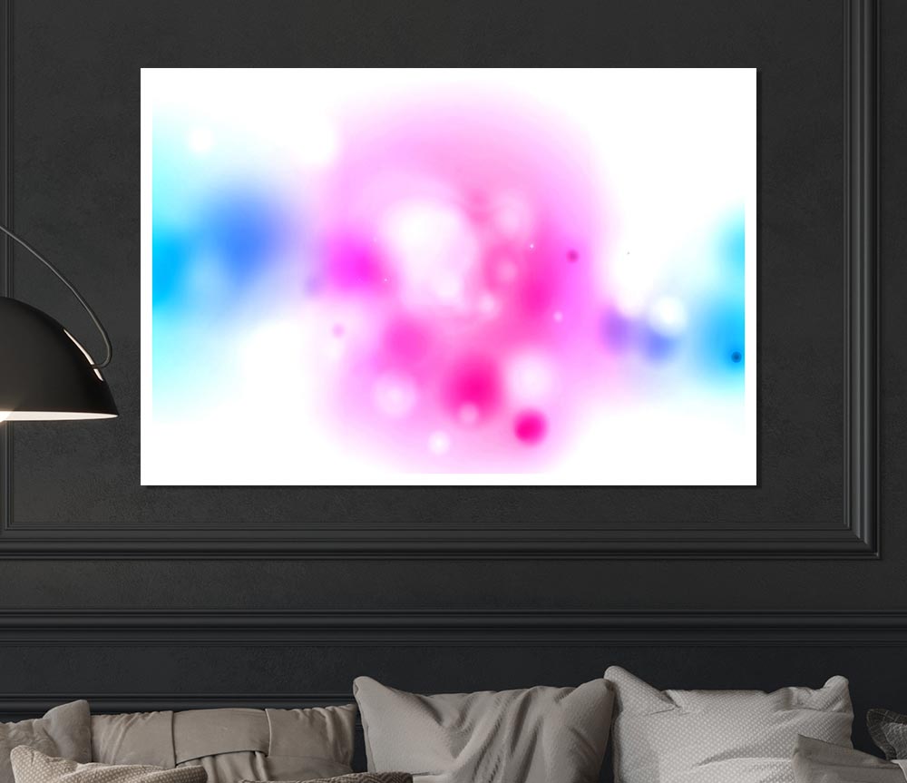 Blurred Colours Print Poster Wall Art