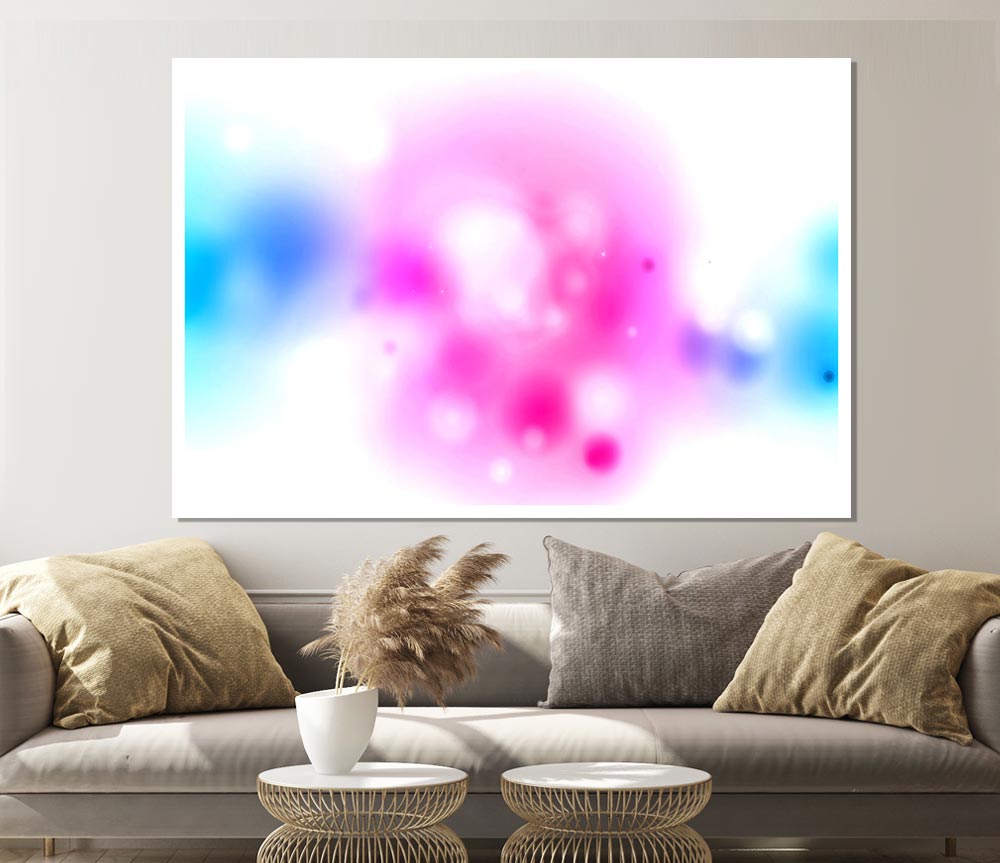 Blurred Colours Print Poster Wall Art