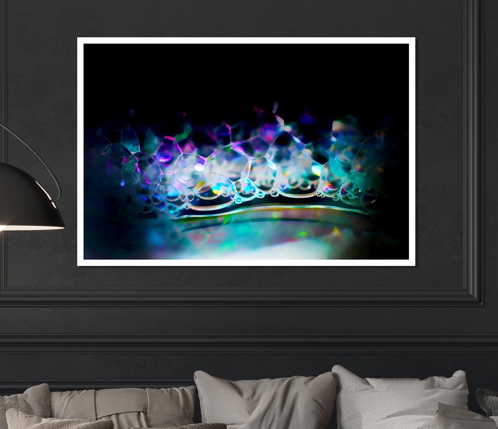 Bubble Oil Print Poster Wall Art