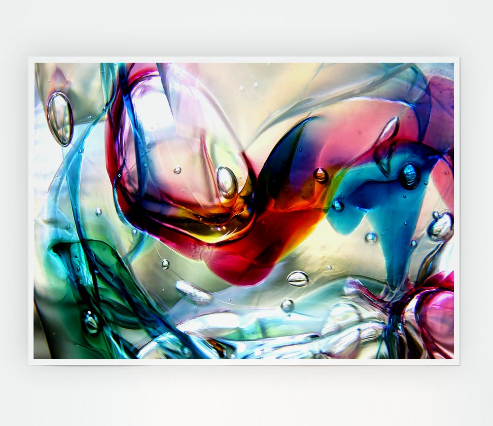 Bubbles 2 Print Poster Wall Art