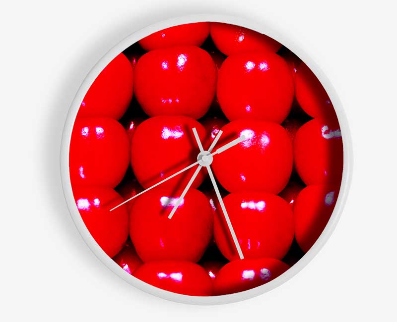 Candy Apple Clock - Wallart-Direct UK