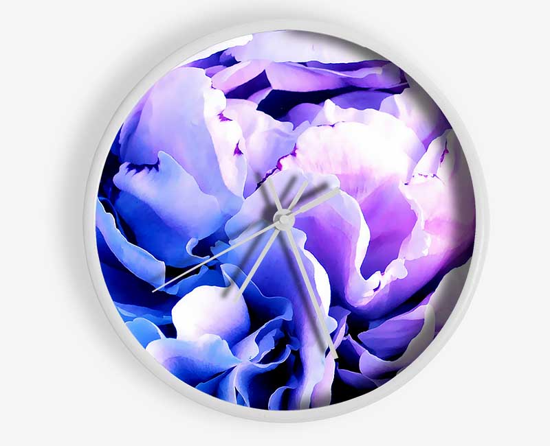 Carnation Beauty Clock - Wallart-Direct UK