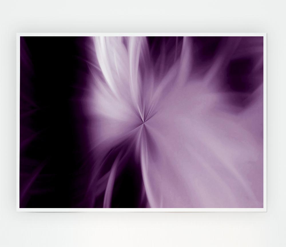 Celestial Core Purple Print Poster Wall Art