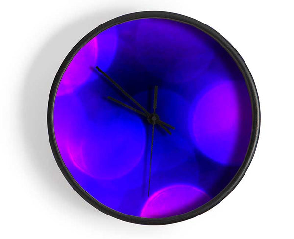 Cerise Blues Clock - Wallart-Direct UK