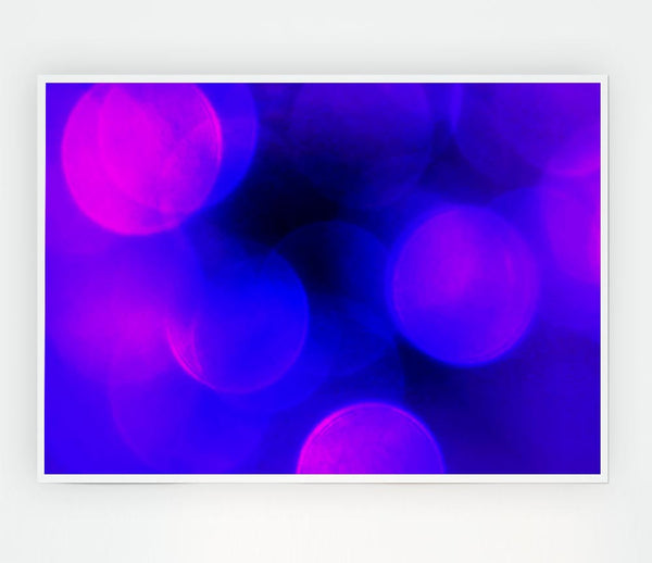 Cerise Blues Print Poster Wall Art