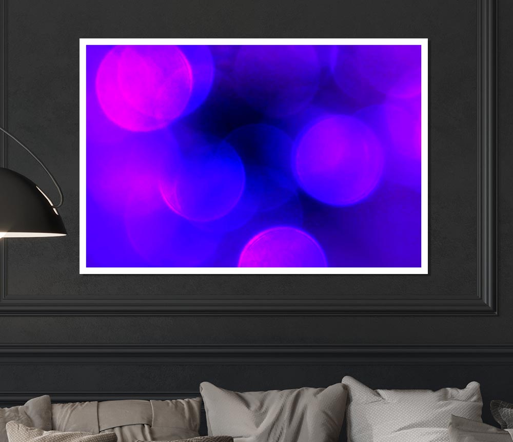 Cerise Blues Print Poster Wall Art