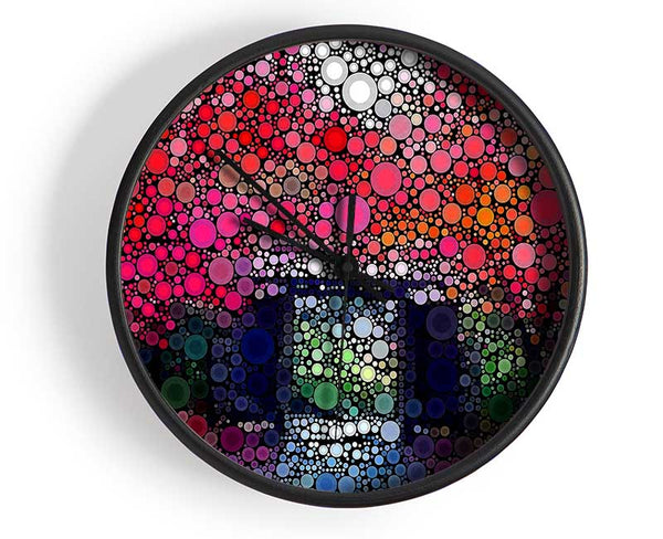 Circles In The Garden Clock - Wallart-Direct UK