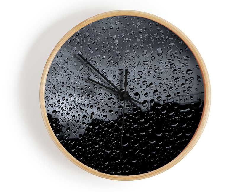 City In The Rain Clock - Wallart-Direct UK