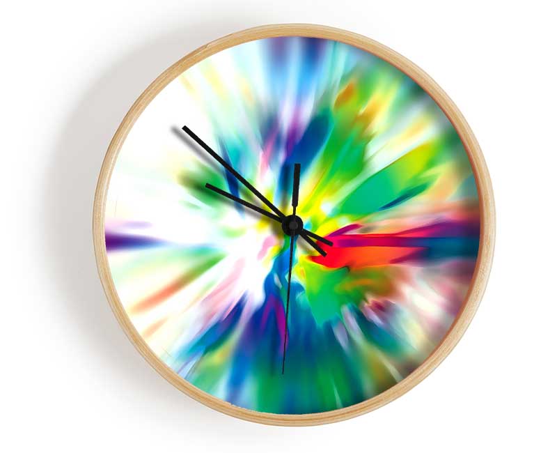 Colour Fusion Clock - Wallart-Direct UK