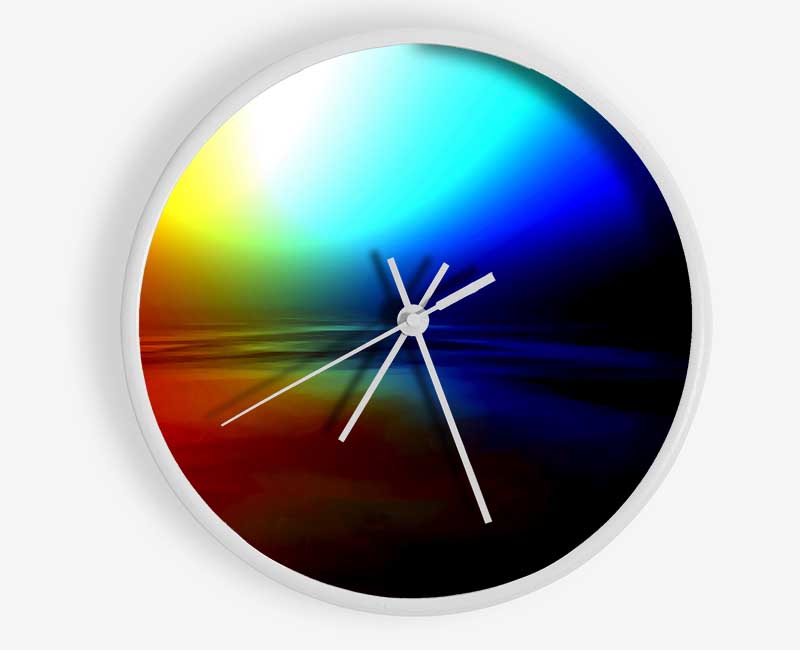 Colours Of The Rainbow Clock - Wallart-Direct UK