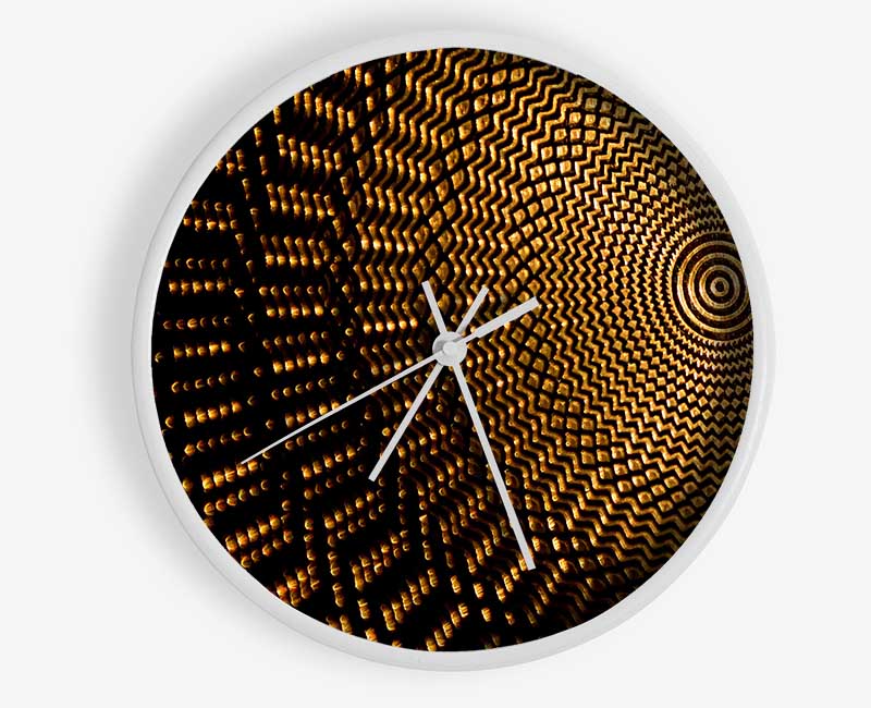 Compact Patterns Clock - Wallart-Direct UK