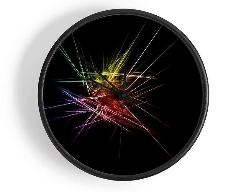 Rainbow Blast Clock - Wallart-Direct UK