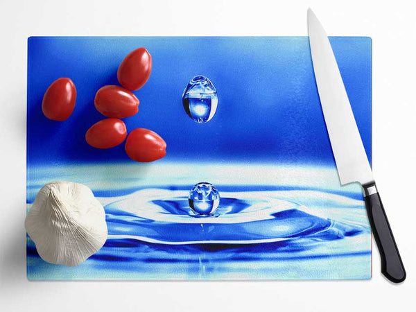 Droplet Twin Glass Chopping Board