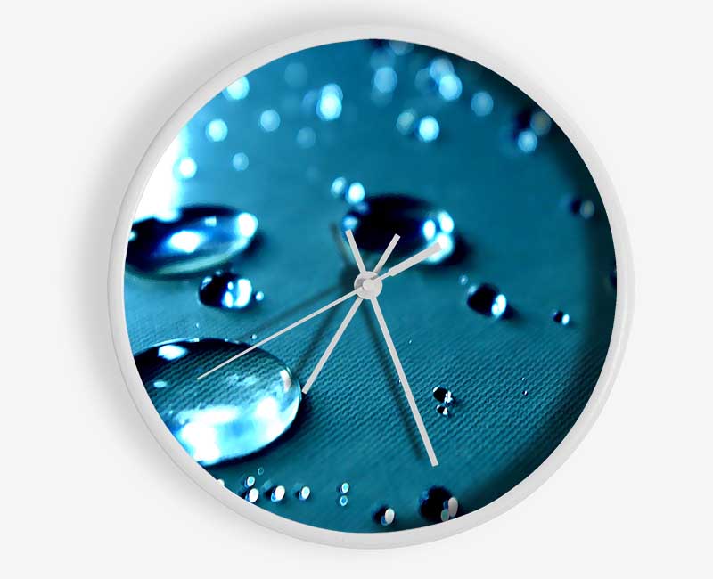 Drops Of Water Clock - Wallart-Direct UK