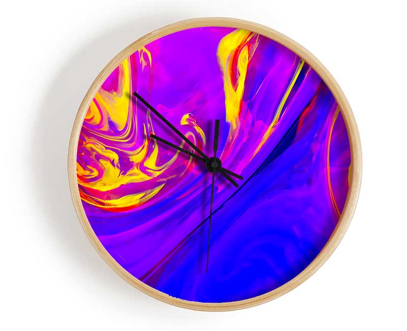 Energy Lines Clock - Wallart-Direct UK