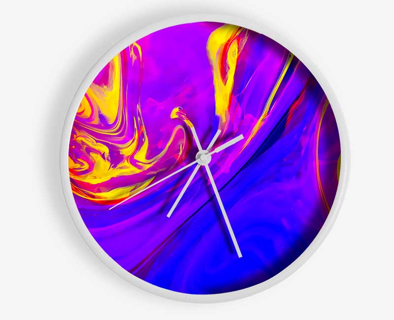 Energy Lines Clock - Wallart-Direct UK