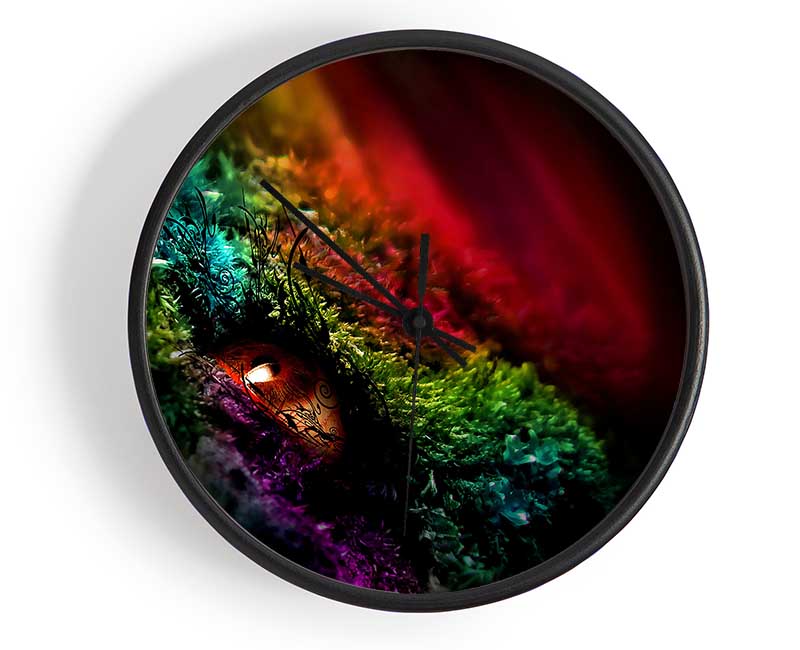 Eye Of The Rainbow Clock - Wallart-Direct UK