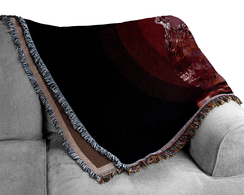 Flames Of Water Mulberry Woven Blanket