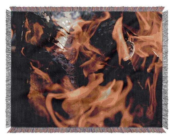 Flames Woven Blanket