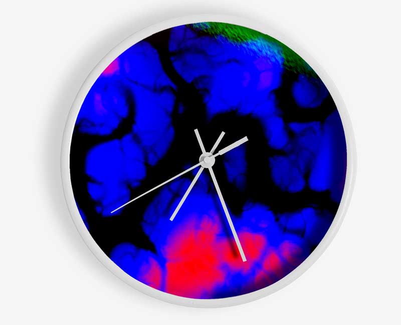 Fluorescent Glow Clock - Wallart-Direct UK