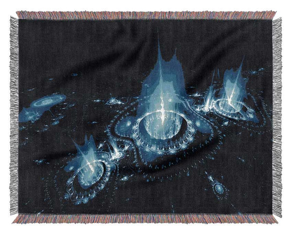 From Another Planet Woven Blanket