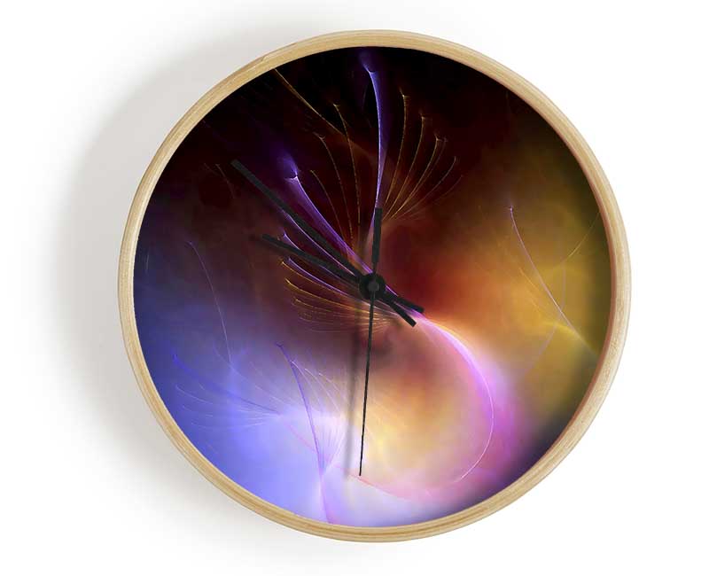 Galaxy Of Colours Clock - Wallart-Direct UK