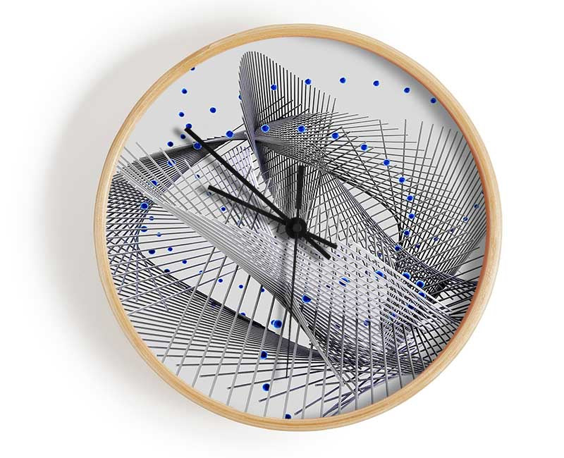 Graphical Equals Clock - Wallart-Direct UK