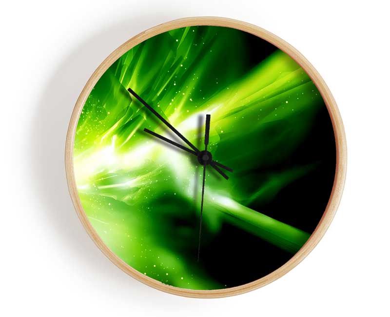 Green Infusion Clock - Wallart-Direct UK