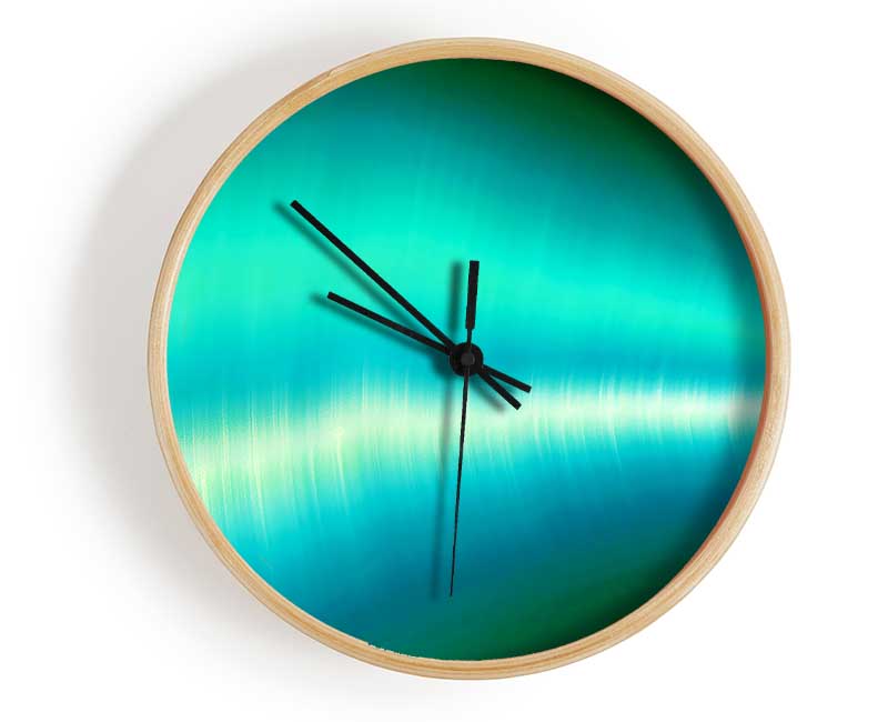 Green Shock Wave Clock - Wallart-Direct UK