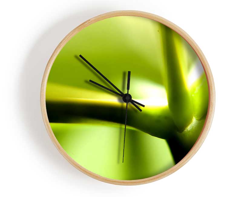 Green Stem Clock - Wallart-Direct UK