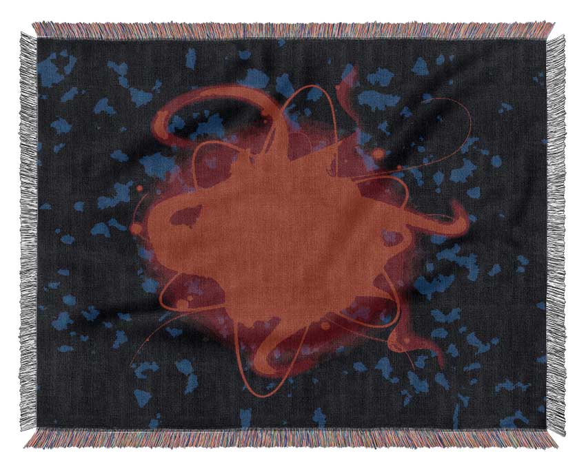 Heart Of The Matter Red Woven Blanket