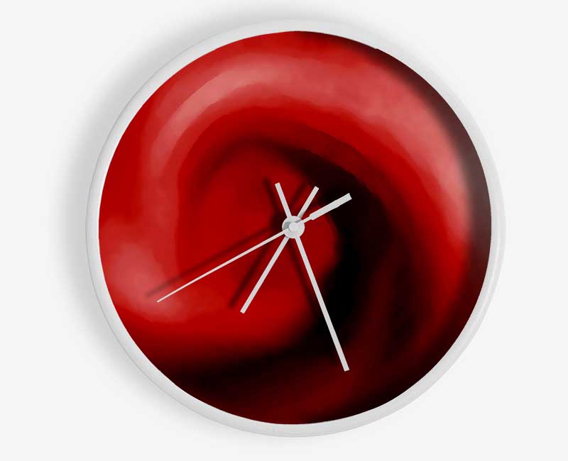 Hurricane Red Clock - Wallart-Direct UK