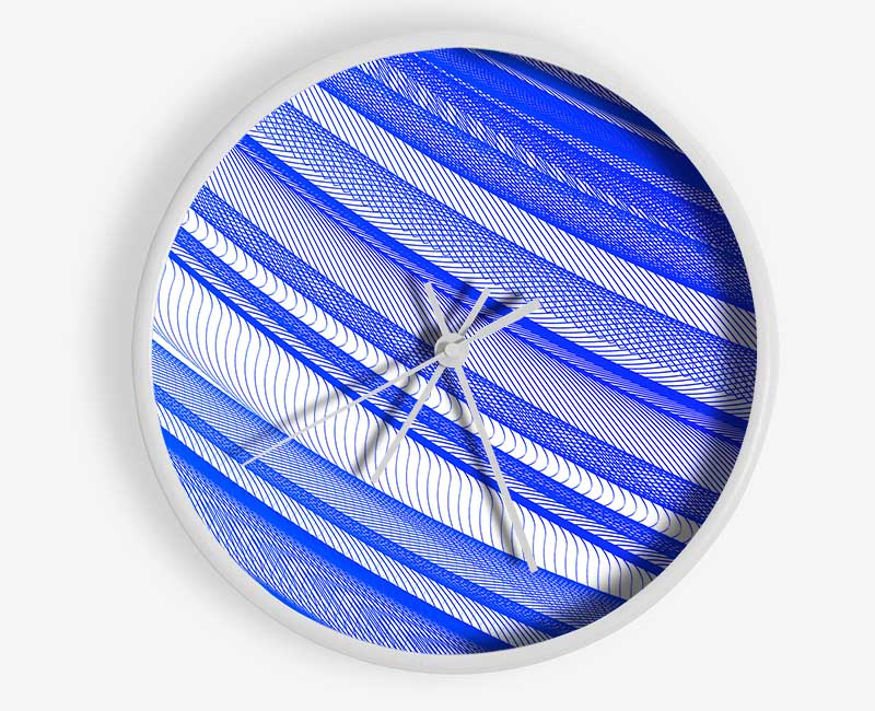 Ice Waves Clock - Wallart-Direct UK