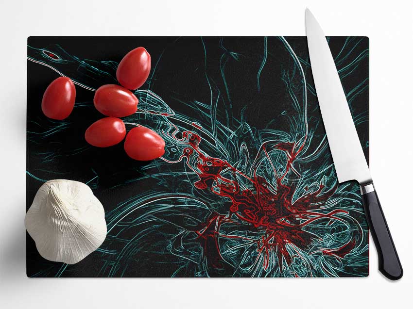 Infusion Red Glass Chopping Board